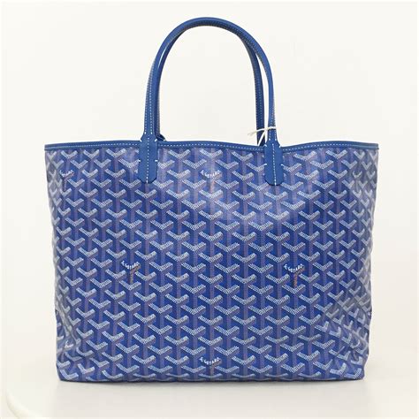 blue goyard purse